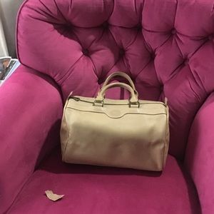 Longchamp leather satchel Boston bag